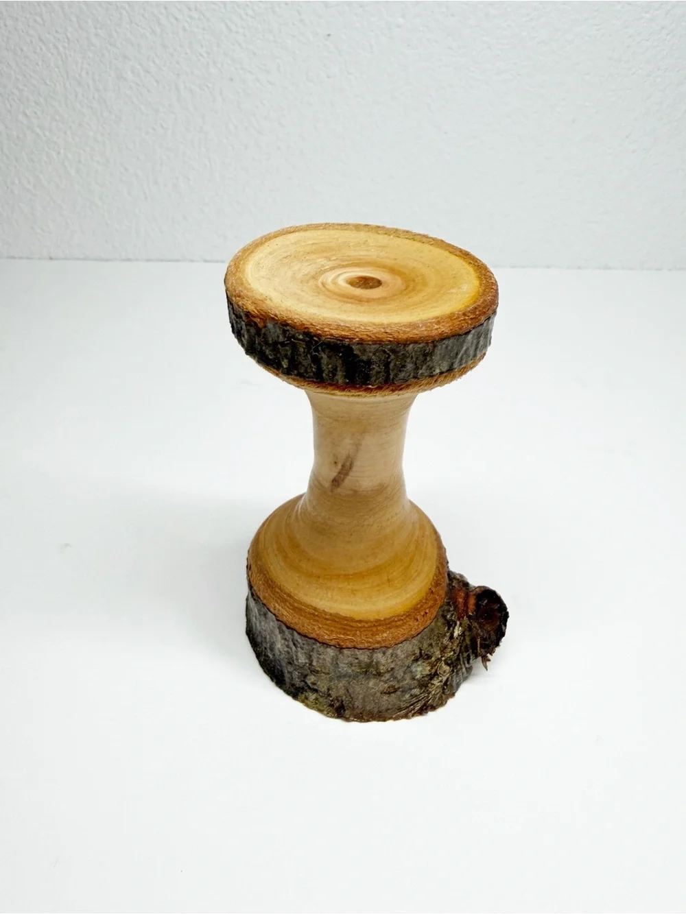 Handcrafted Wood Spindle Bud Vases